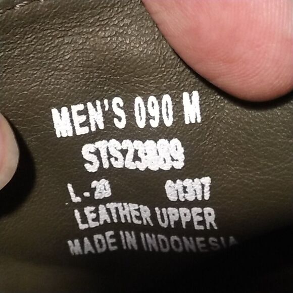 Sperry Top Sider Men's 3-Eye Leather Boat Shoes Vibram Sole STS23889 Size 9M - Picture 12 of 12